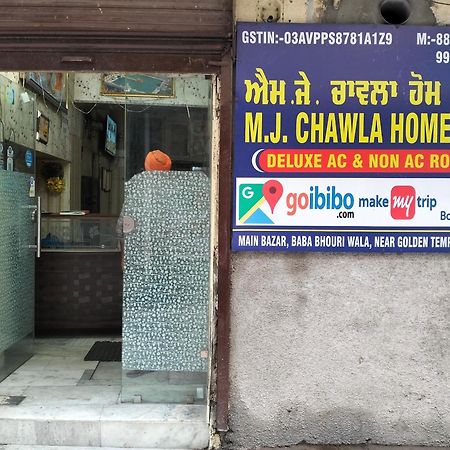 Mj Chawla Homestay Double Bed Attached Bathroom Room أمريتسار المظهر الخارجي الصورة